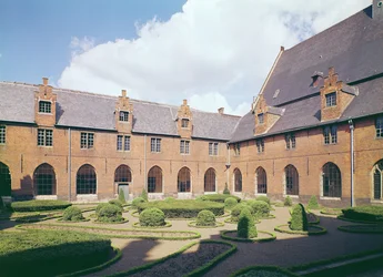 View of the Cloisters and Courtyard